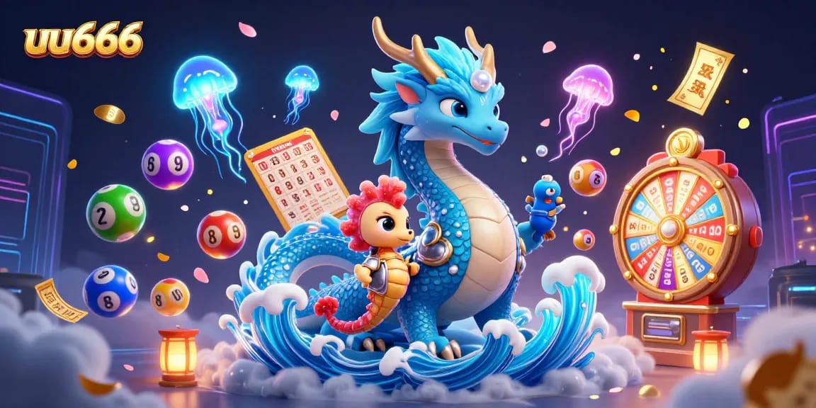 Experience the thrill of luck and strategy with uu666's captivating casino illustration.