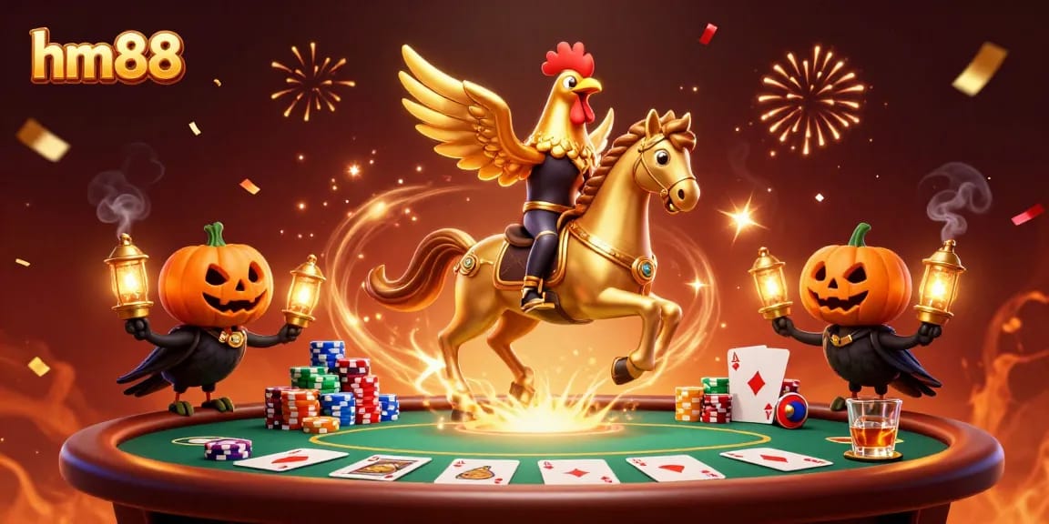 Win big with hm88 in a vibrant casino scene filled with poker excitement and dynamic action.
