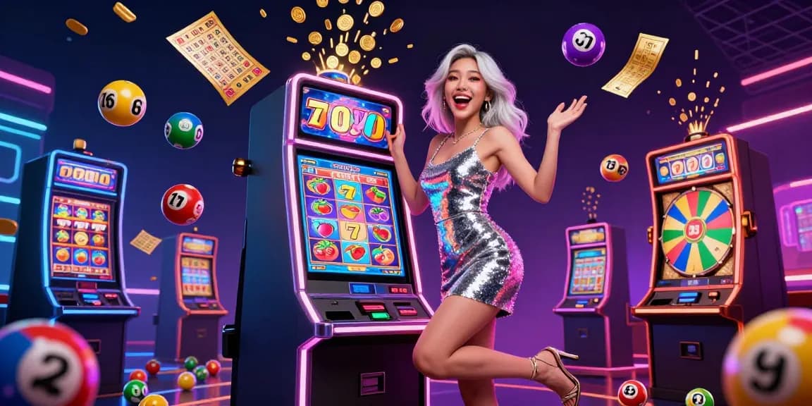 Spin the KK55 app slot machine and celebrate jackpots with vibrant colors and rich casino elements.