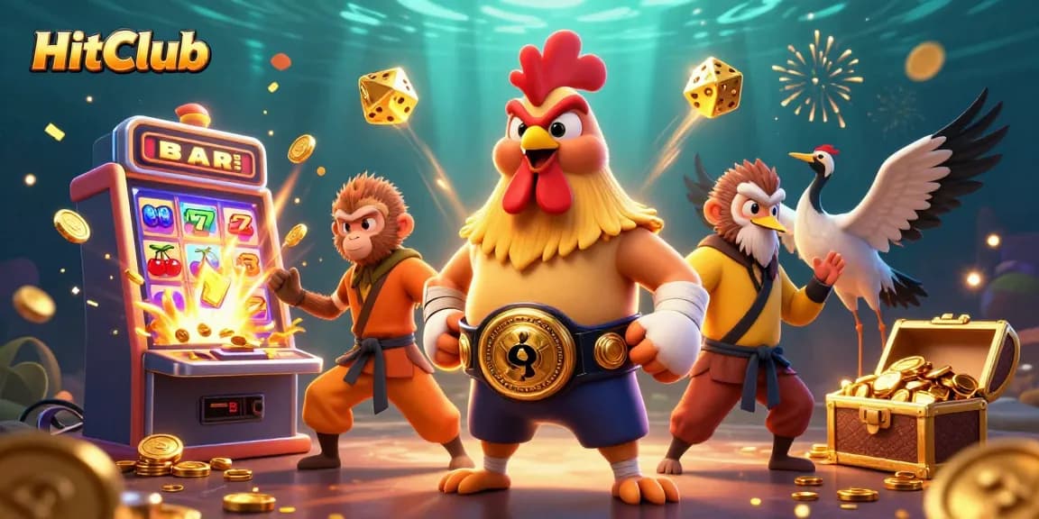 HitClub provides thrilling gaming excitement with 3D characters and jackpot elements bursting with energy.