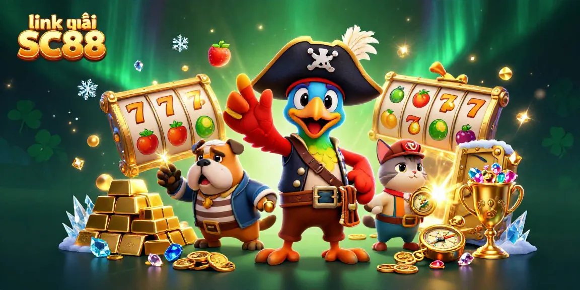 Spin to win with vibrant slot reels in the magical world of link vào SC88, showcasing dynamic gaming elements.
