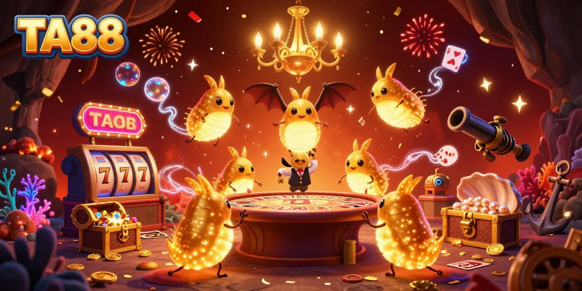 Join the fun at TA88's vibrant cave casino, where glowworms illuminate the action!
