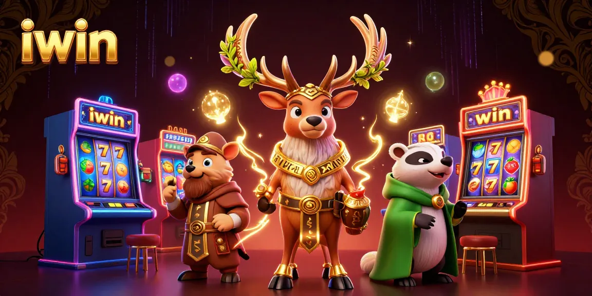 Experience the thrill of winning with iwin's colorful slot game machines and enchanting characters.