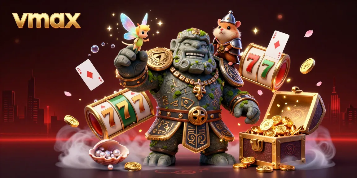 Engage in vmax gambling excellence with dynamic slots and jackpot elements in an immersive 3D scene.