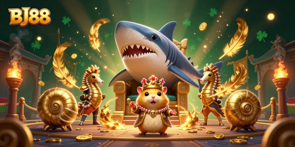 BJ88 engages players with dynamic betting experiences featuring a vibrant 3D casino scene.
