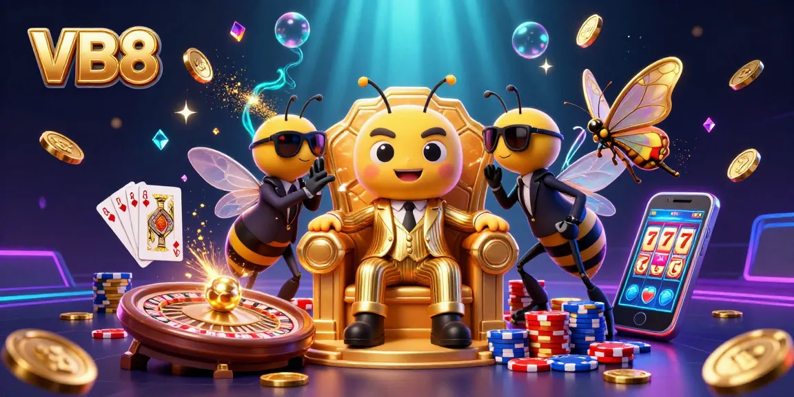 Experience thrilling VB8 gameplay as bumblebee mob boss and characters navigate a vivid casino world.