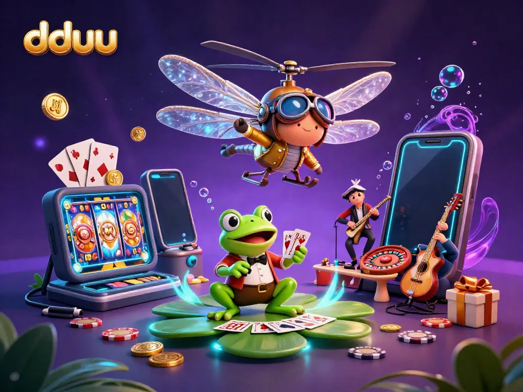 Experience thrilling gambling at dduu with vibrant characters and dynamic gaming elements.