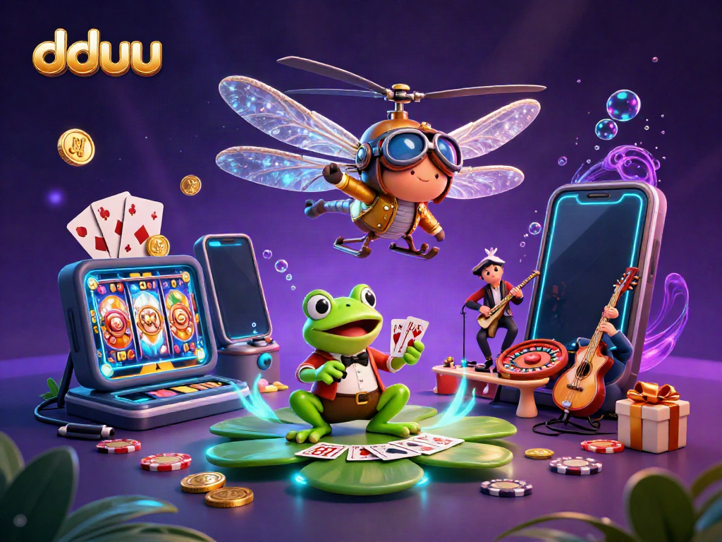 Experience thrilling gambling at dduu with vibrant characters and dynamic gaming elements.