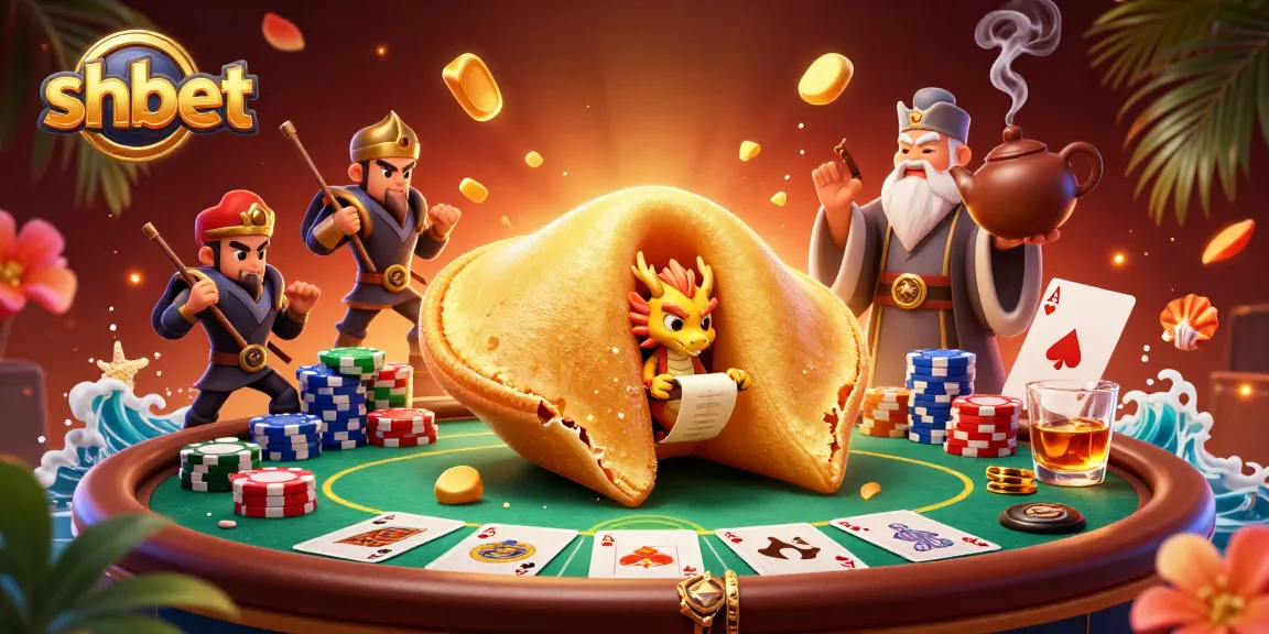 Experience the excitement of shbet gaming as a wise dragon reveals fortunes amidst a casino scene filled with vibrant poker action.