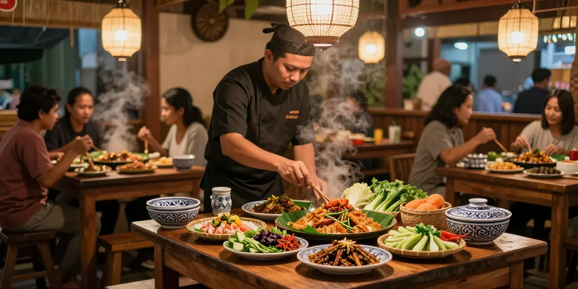 Pengalaman kuliner di Warung225 dengan hidangan tradisional dan suasana hangat.