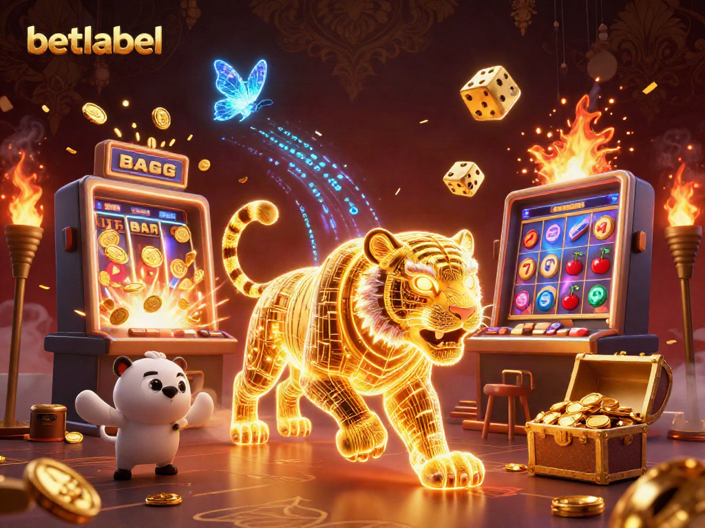 Experience the excitement at betlabel with a dazzling digital casino scene full of activities.