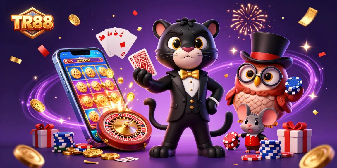 TR88 delivers thrilling gambling moments with stylish casino characters and vibrant action.
