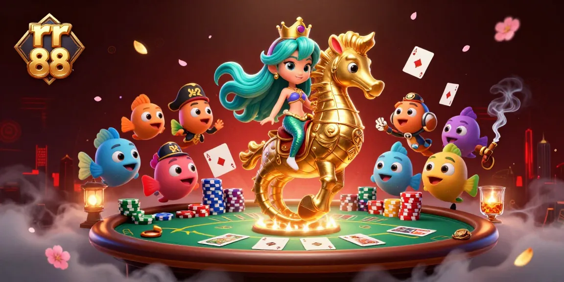 Experience thrilling gameplay at rr 88 casino with vibrant characters and poker elements