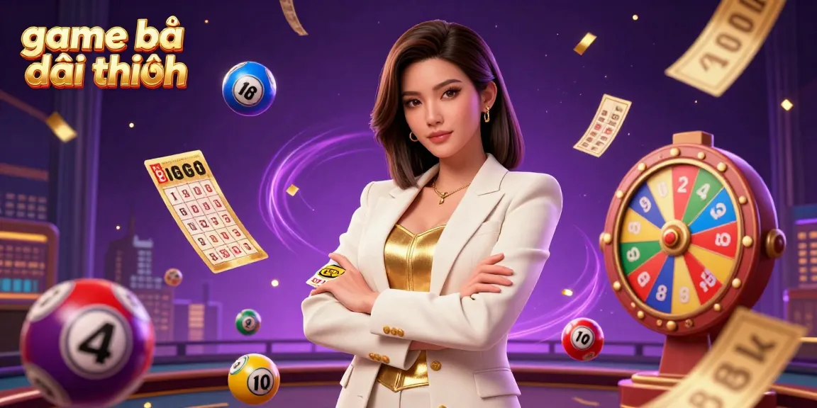 Engaging scene of game bài đổi thưởng featuring a powerful businesswoman in a casino, surrounded by dynamic gambling elements.