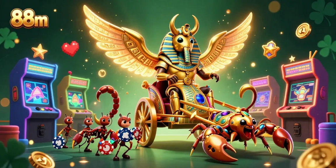 Experience thrilling adventures at 88m casino with vibrant characters and engaging game elements.