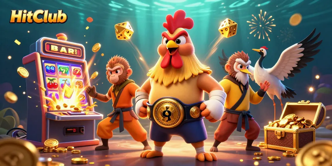 HitClub provides thrilling gaming excitement with 3D characters and jackpot elements bursting with energy.