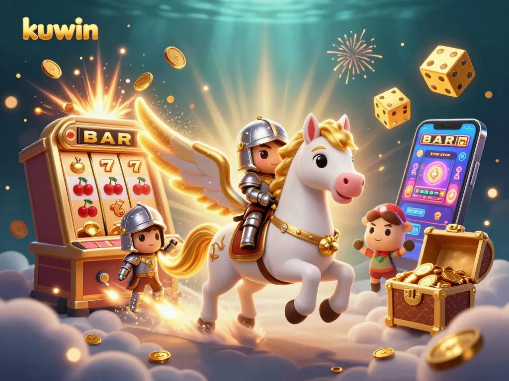 Engage with kuwin's captivating gaming experience, where fortune unfolds amidst dazzling jackpots and characters.