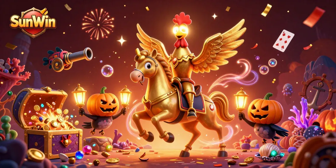 Engage with SunWin's gaming excitement featuring immersive casino elements and vibrant characters.