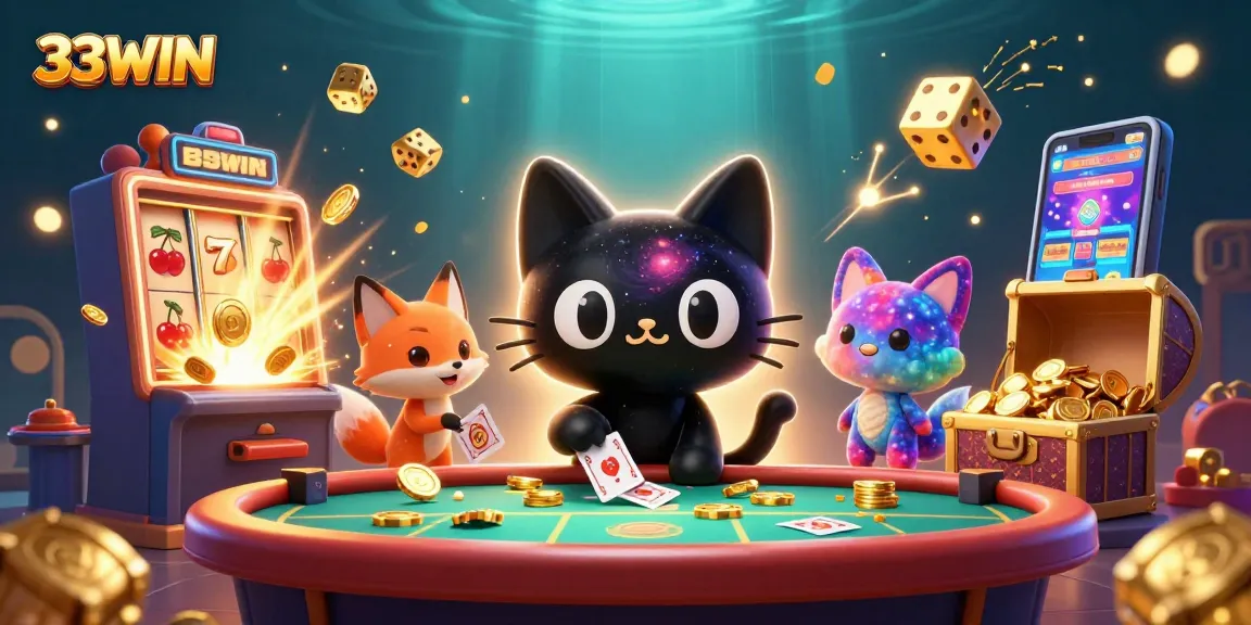 Win big at 33WIN with our cosmic-themed casino adventure featuring enchanting characters!