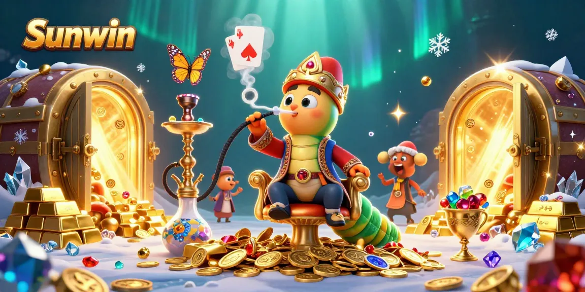 Engage with Sunwin's vibrant gaming universe in an ultra-detailed casino illustration showcasing excitement and depth.